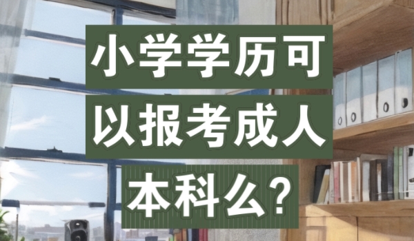 成人高考可以考本科嗎